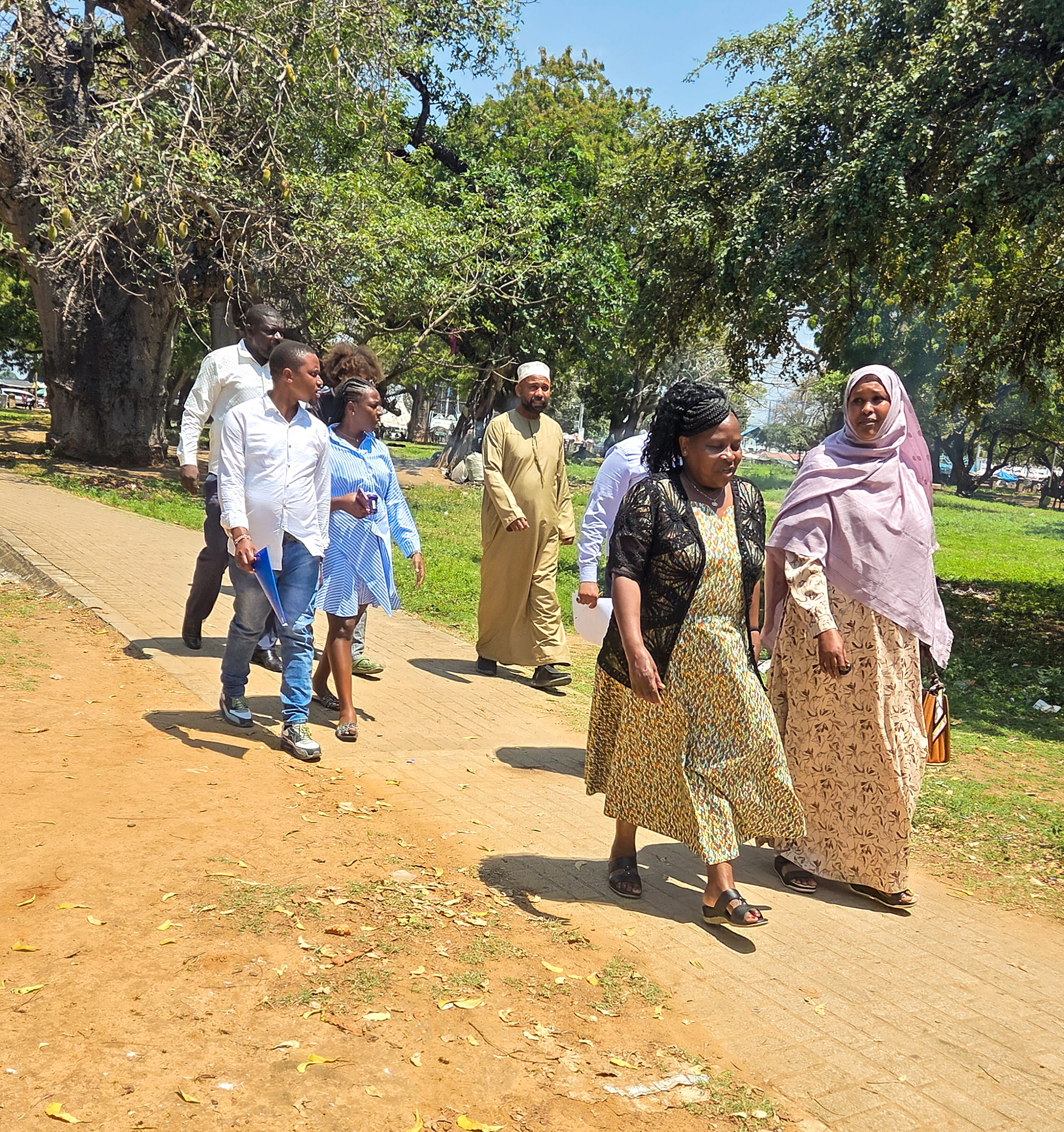 Site visit to Mama Ngina Waterfront, Uhuru Gardens, and Fort Jesus.