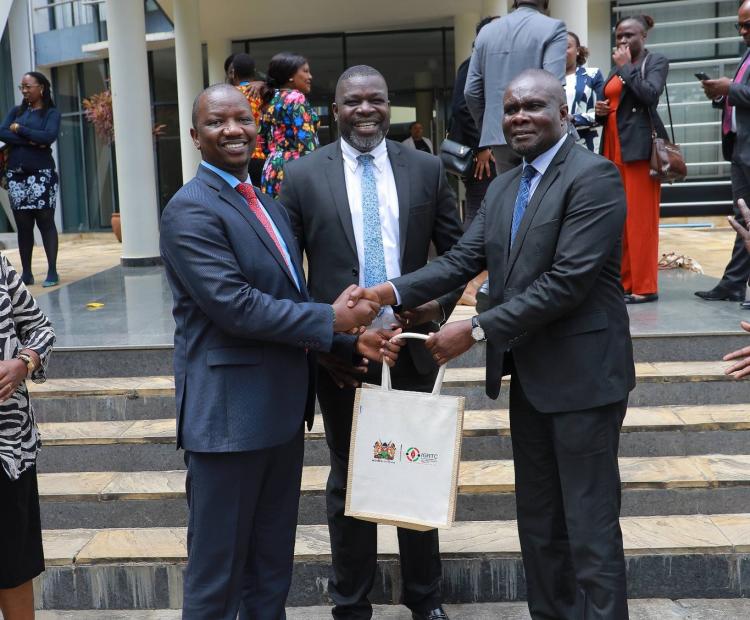 Courtesy call to Nestor Kayobera, Judge President of the East African Court of Justice (EACJ)